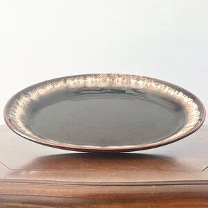 Vintage Pfaltzgraff #16 Oval Gourmet Brown Serving Platter - USA Made Stoneware